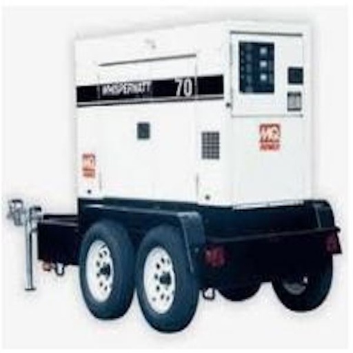 70 KVA (56KW) Portable Power Generator